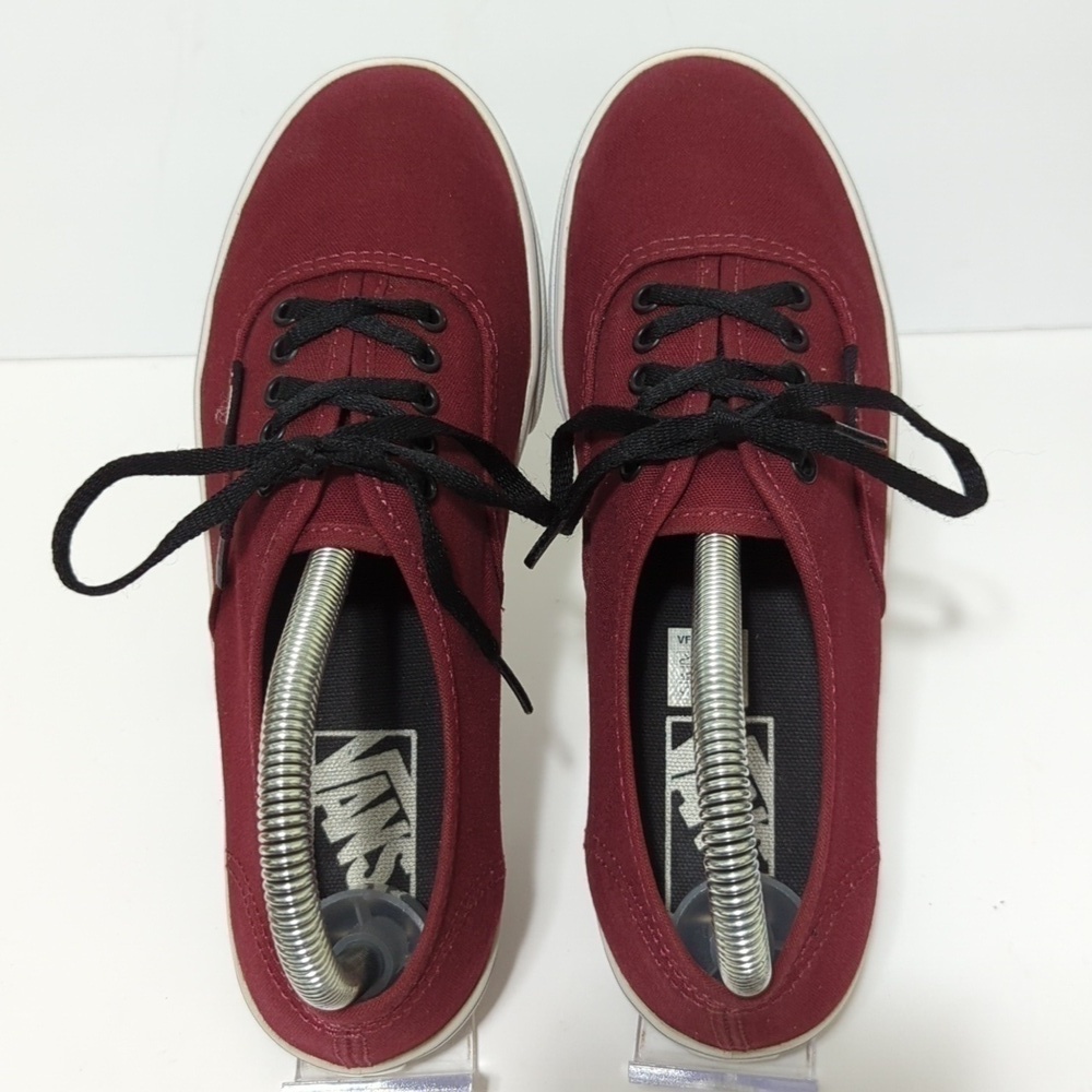 Vans off the wall burgendy red athletic sneaker women's size 6.5 men's 5 - Picture 4 of 14